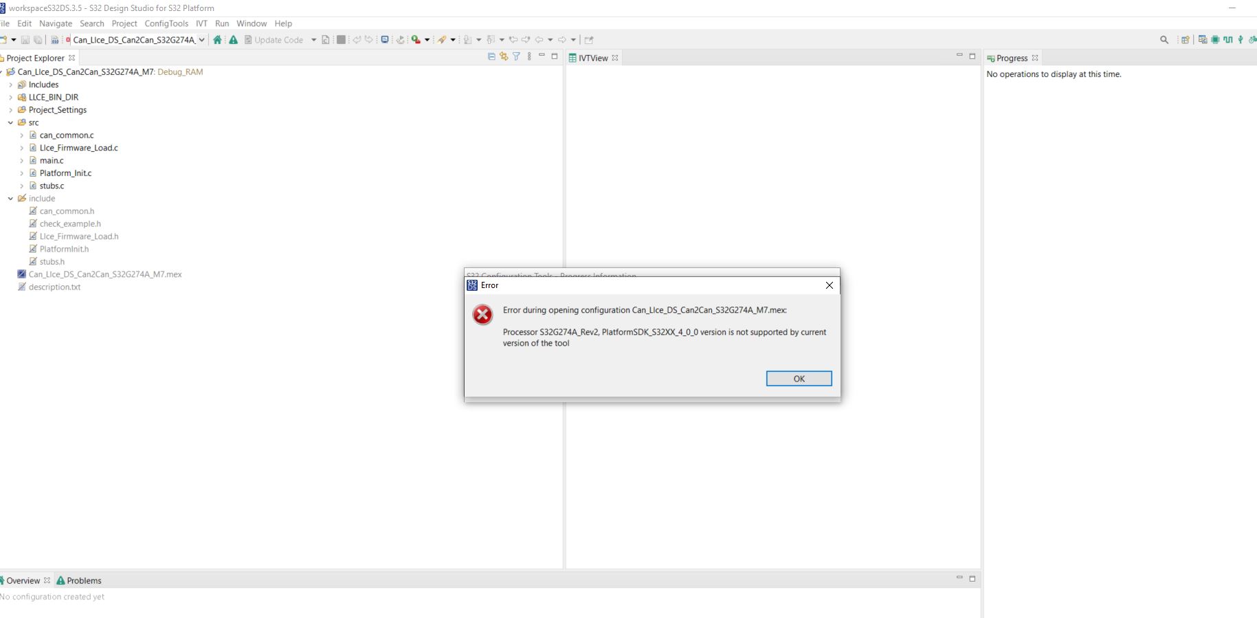 Solved S32DS 3.5 error for Can_Llce_DS_Can2Can_S32G274A_M7 example