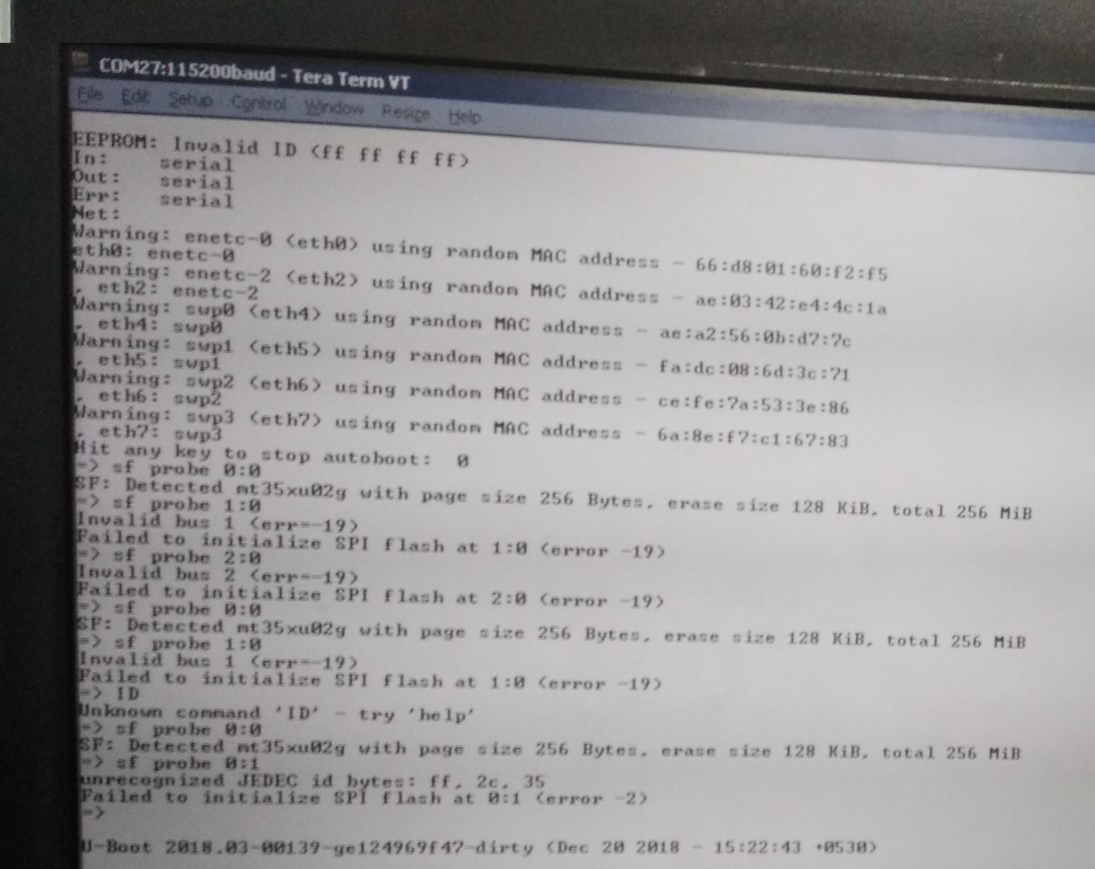 Re: Layerscape LS1028ARDB FlexSPI NAD Flash support - NXP Community