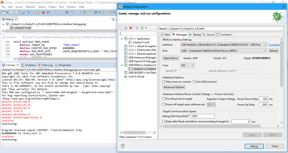 TWR-K70F120M programming trouble - NXP Community