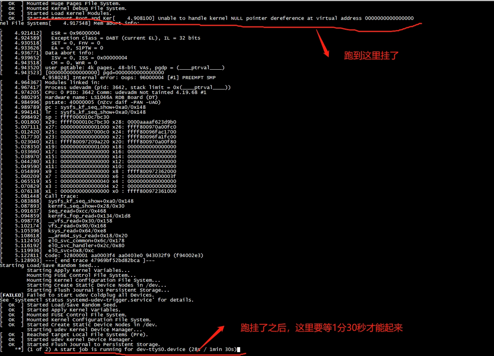 The file system is abnormal when the firmware of LSDK1909 is booted
