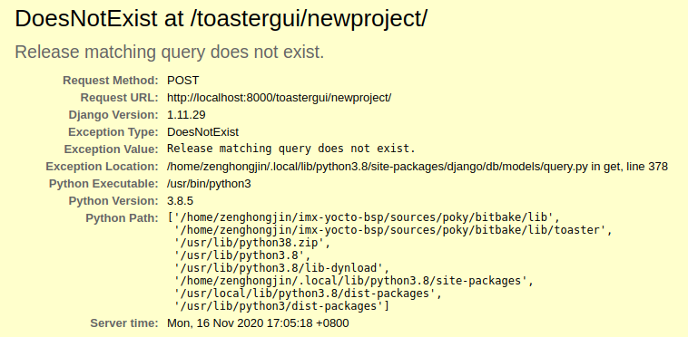 Use the toaster in the yocto project get error - NXP Community