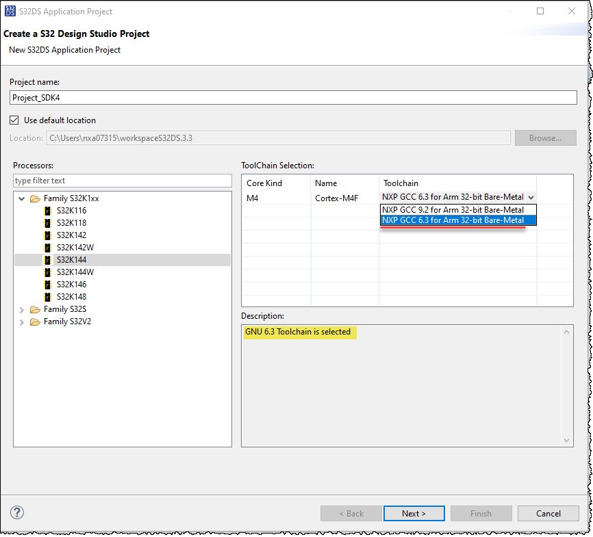 NXP GCC 6.3 for Arm 32-bit Bare-Metal.png