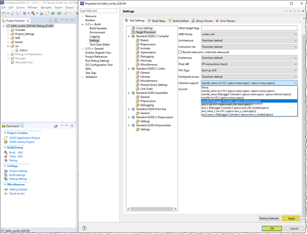 newlib Debugger Console.png newlib Debugger Console.png