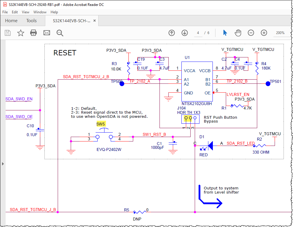What is the power supply voltage range over which the S32K144EVBQ100