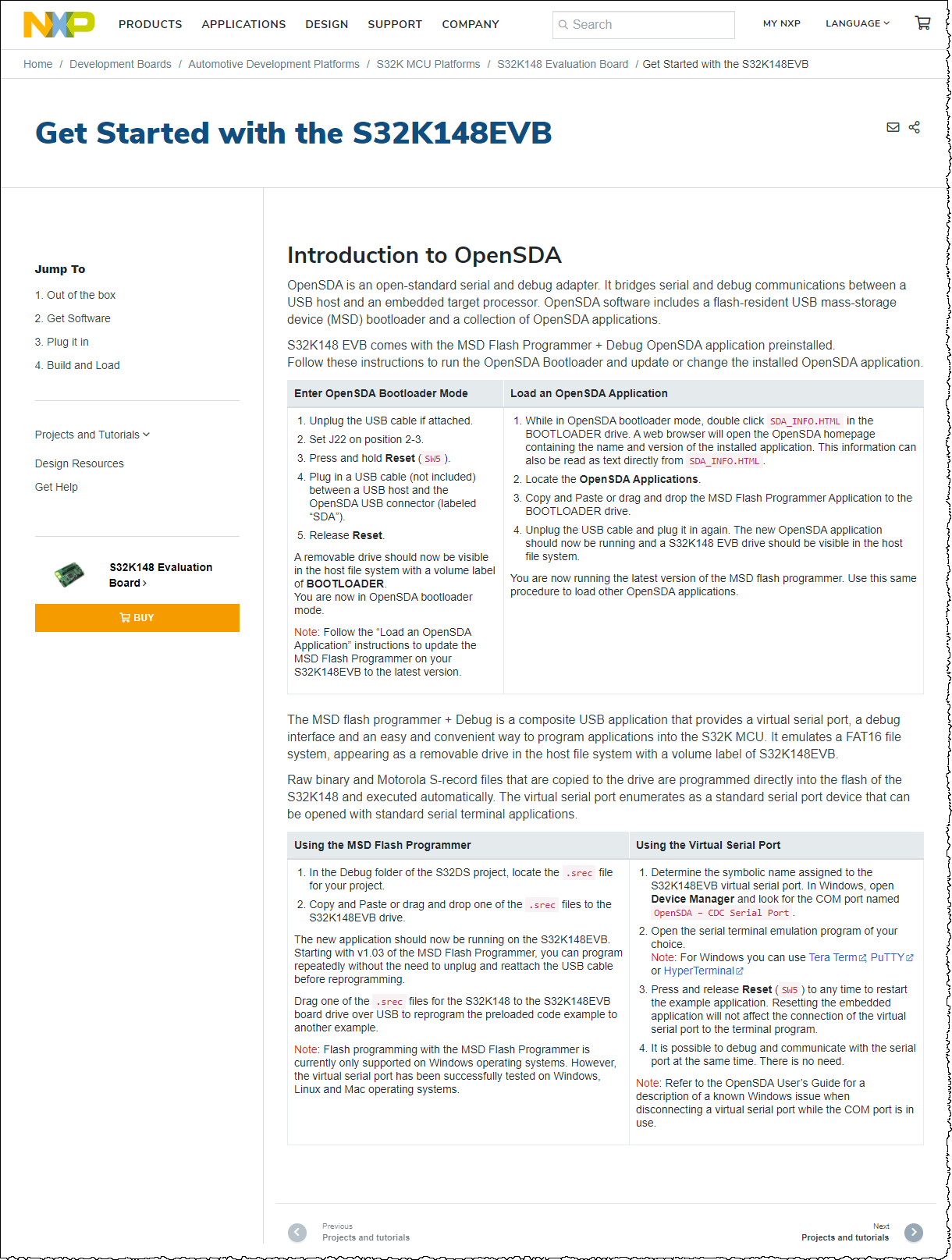 How to flash usb driver via open SDA in FS32K148 - NXP Community
