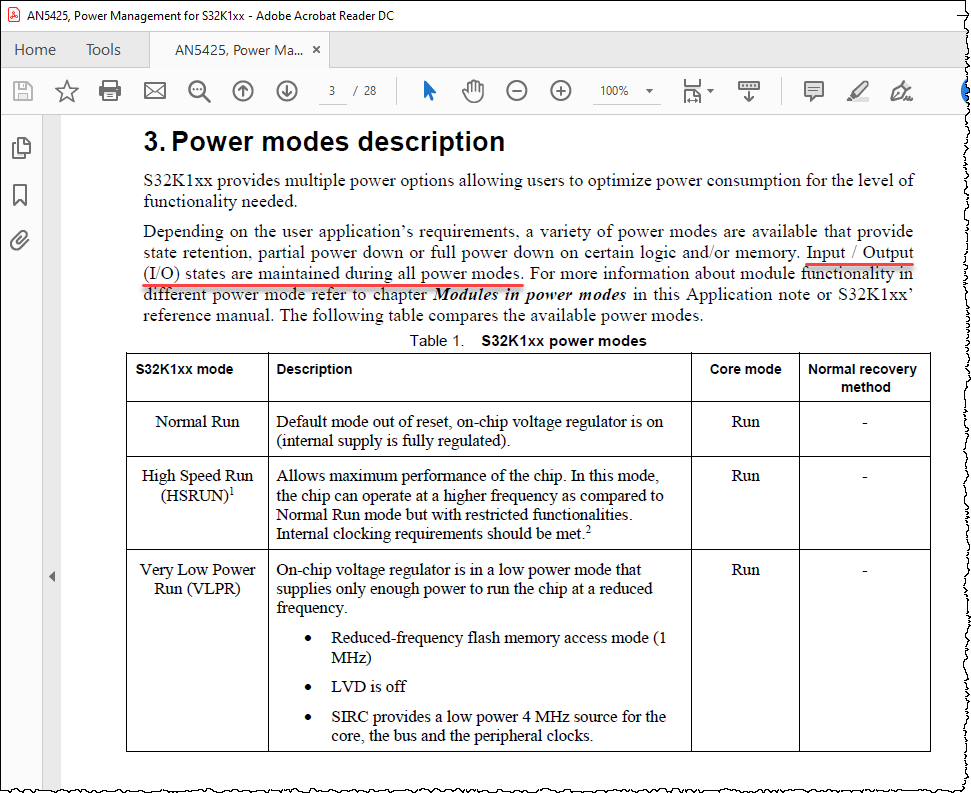 Input Output (I O) states are maintained during all power modes.png