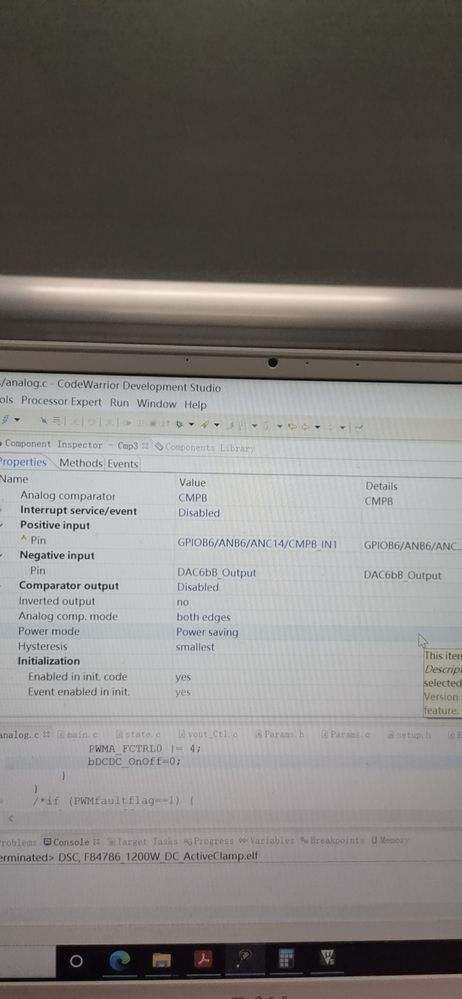CMPB  trigger PWMAFAULT ISR