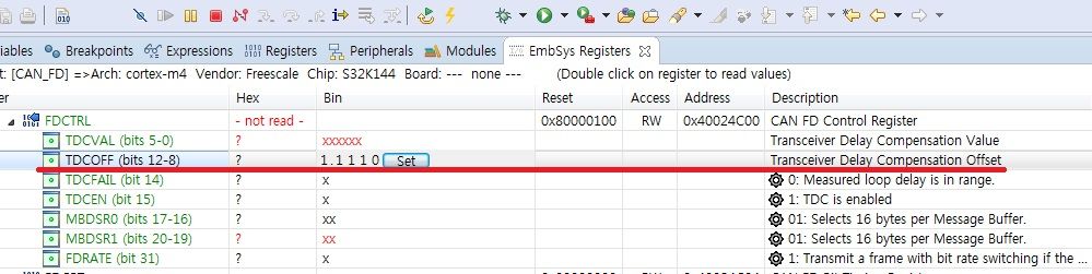 7.TDCOFF 값이 1 1110으로 바뀌어 있음_resume 상태.jpg 7.TDCOFF 값이 1 1110으로 바뀌어 있음_resume 상태.jpg