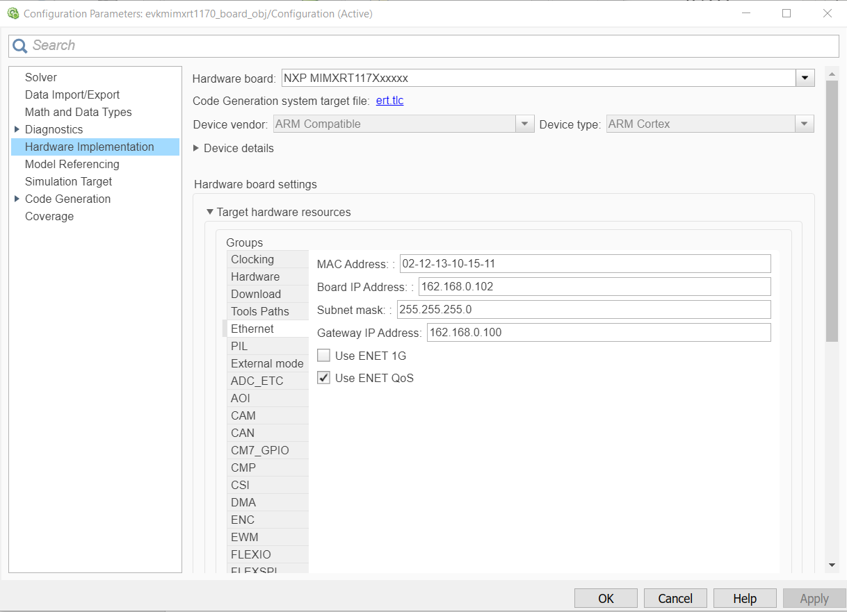 Facial Recognition Application in Co-Simulation mode for IMXRT117X ...