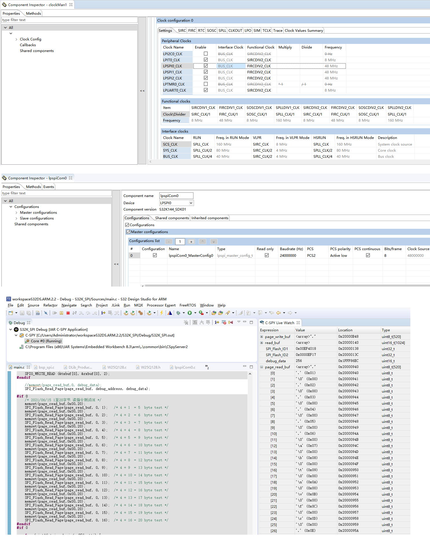 S32K144 LPSPI clock how to set 40MHZ - NXP Community