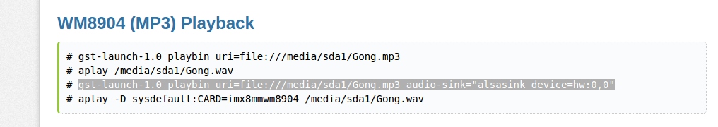 Solved: IMX8MMEVK: how to play audio .mp3 files - NXP Community
