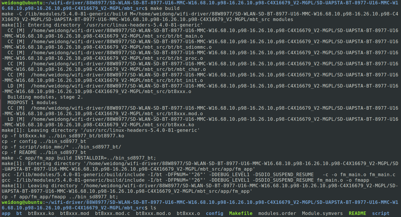 88W8977-BT : could not insert module bt8977.ko: U... - NXP Community