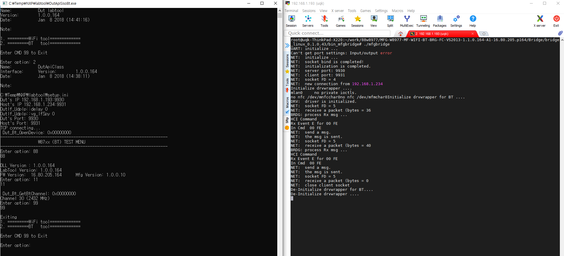 Solved: 88W8977-BT labtool doesn't working with BT function - NXP Community
