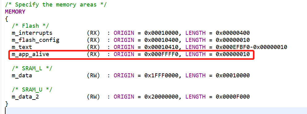 How to place a const into Flash area? - NXP Community