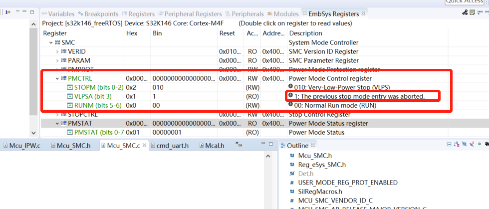 Solved: How to kown s32K146 come in to VLPS mode driver in MCAL - NXP ...