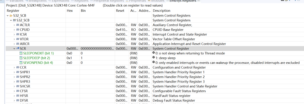 S32K148 Can not wakeup to RUN mode from VLPS mode config in MCAL EB ...