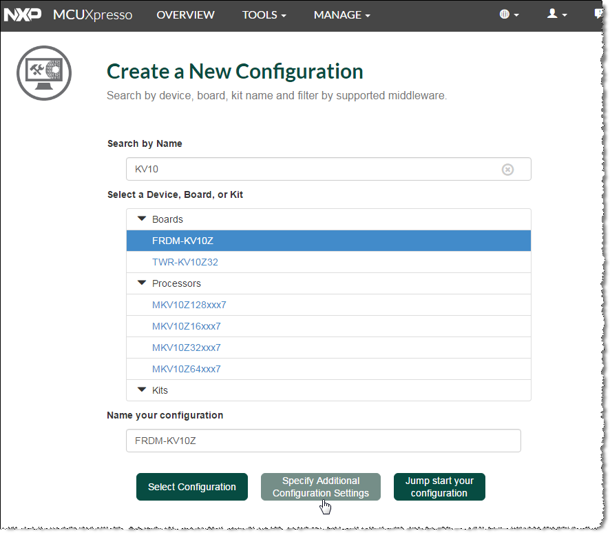 Select FRDM-KV10Z.png Select FRDM-KV10Z.png