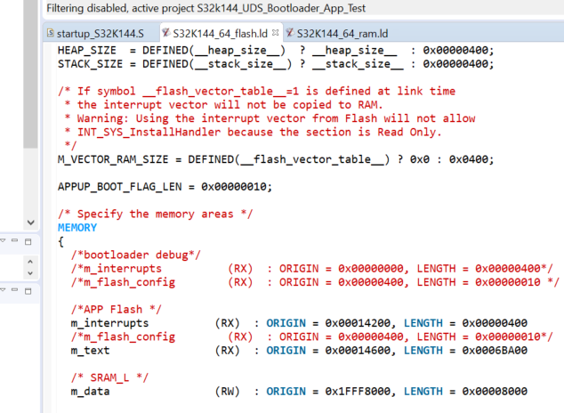 S32K 144 Unified bootloader could not work well - NXP Community