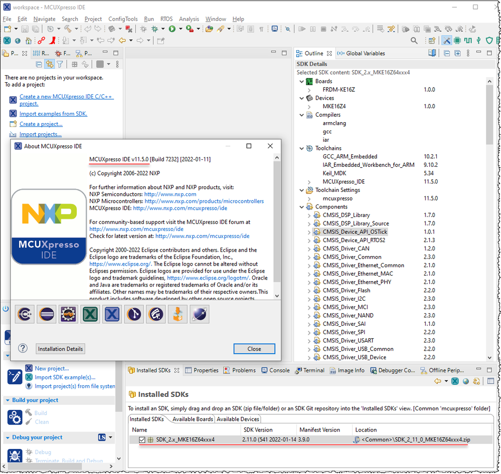 MCUXpresso IDE v11.5.0 SDK_2_11_0_MKE16Z64xxx4.png