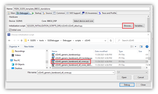 HOWTO: Debugging BBE32 DSP on S32R45 Using S32 Debugger - NXP Community
