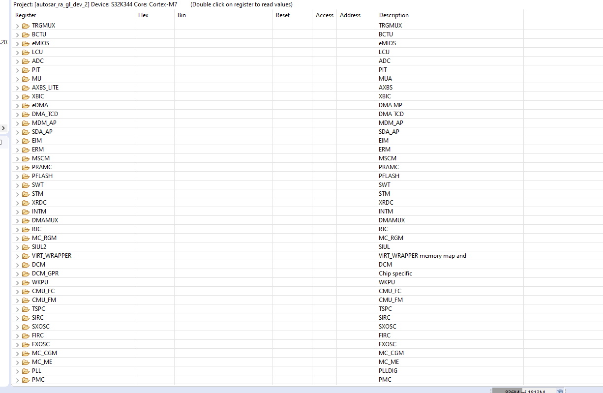 Unable to See NVIC Register NXP Community