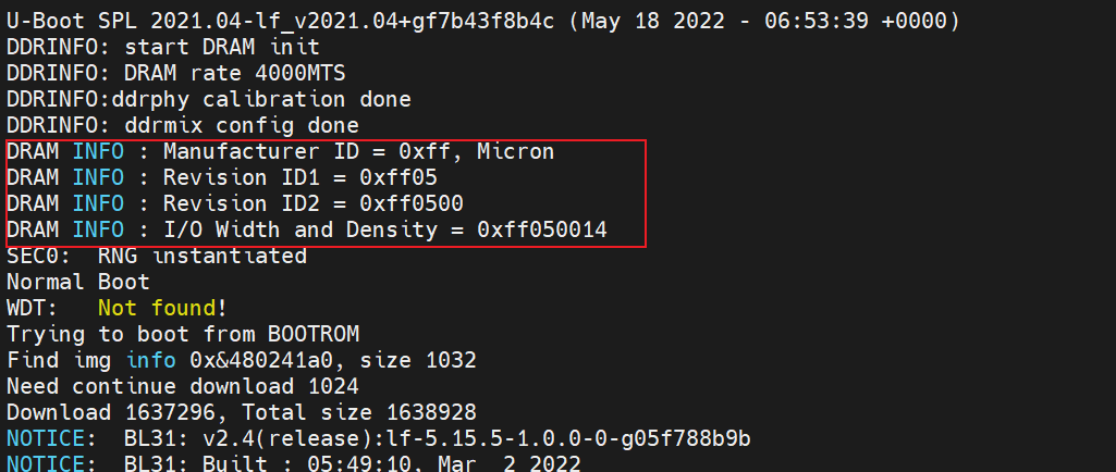 Demo code of lpddr4_mr_read for reading MR registers in DRAM - NXP ...
