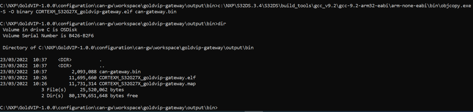 GoldVIP user experience - ACP installation, CAN gateway build - NXP ...