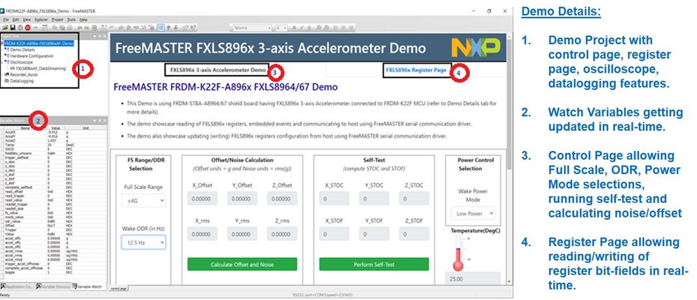 Out-of-Box Sensor Demo Project