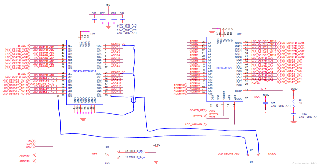 Flexbus and Parallel NOR FLASH connection - NXP Community