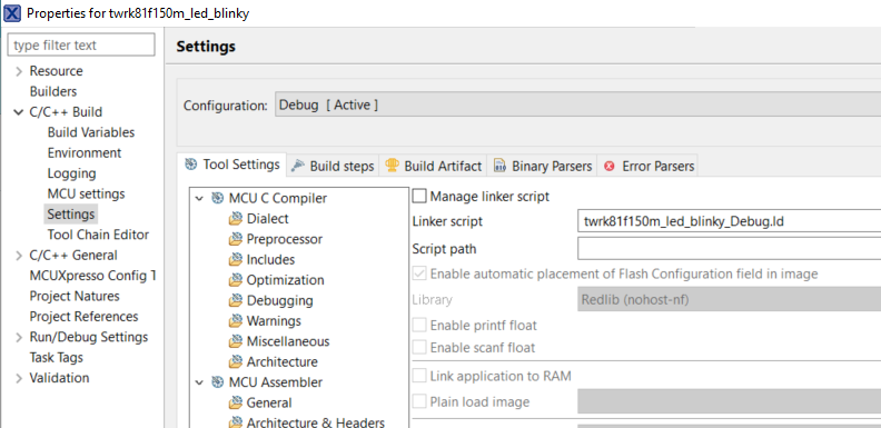 Solved: How to place const data in K8x External QSPI flash - NXP Community