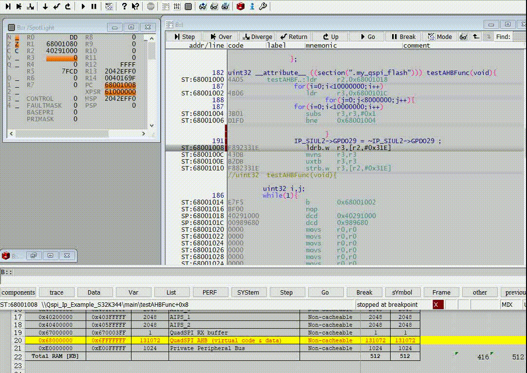 Solved: Code running through AHB on S32K3xx - NXP Community