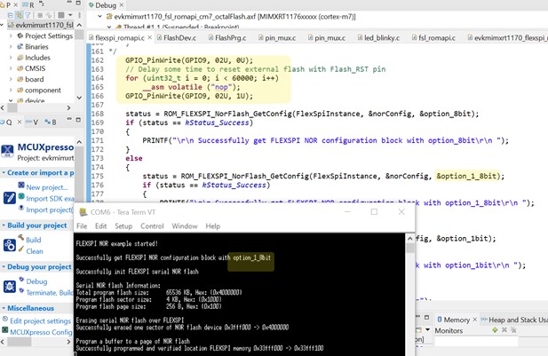 RT1170 Octal flash enablement - NXP Community