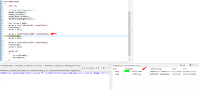 IMXRT1170 dynamic memory allocation - NXP Community