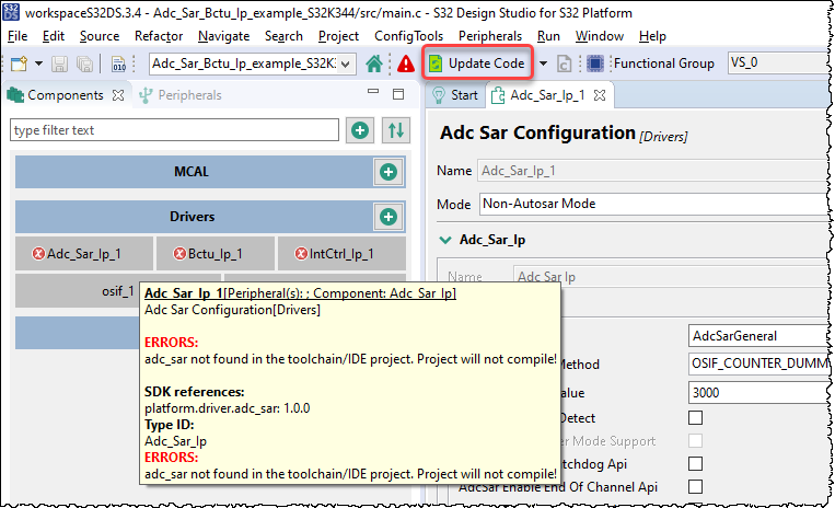 adc_sar not found in the toolchain IDE project. Project will not compile.png adc_sar not found in the toolchain IDE project. Project will not compile.png
