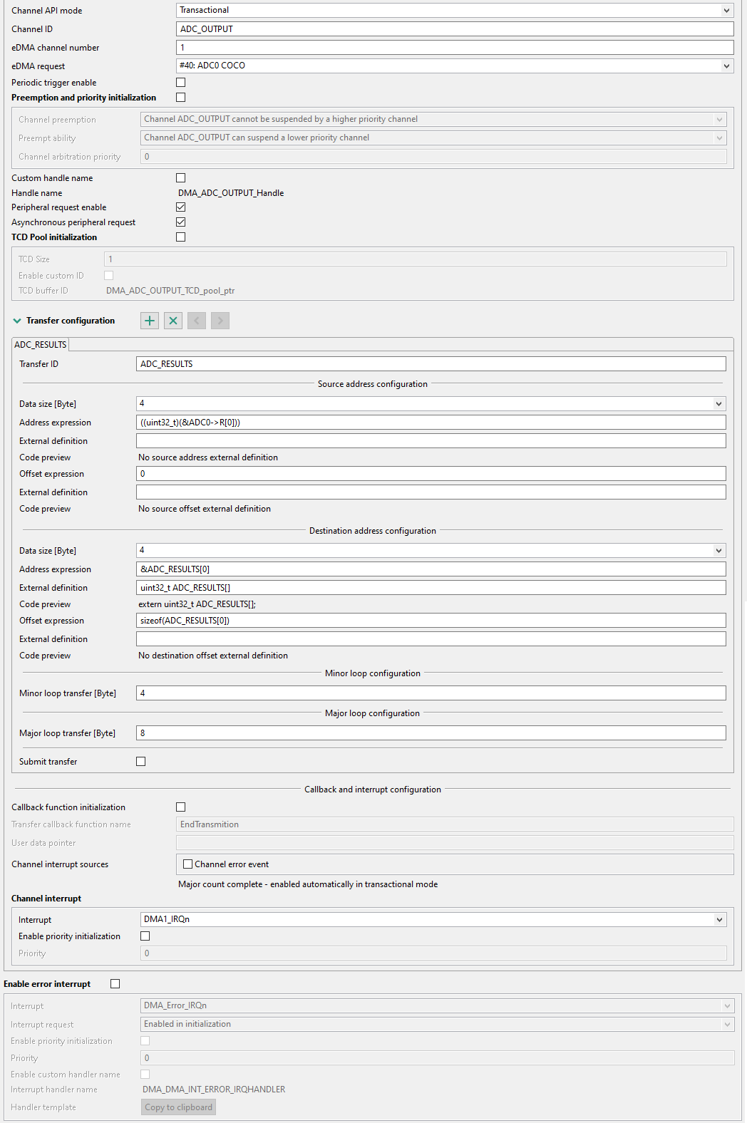 Trigger Multiple ADC readings on PIT - NXP Community