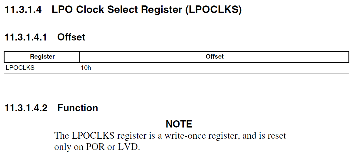Solved: S32K146 LPO clock source select - NXP Community