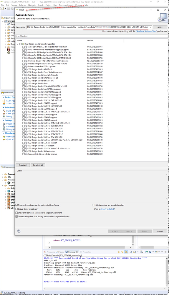 Help Install New Software S32DS_ARM_v2018.R1_UP11.png