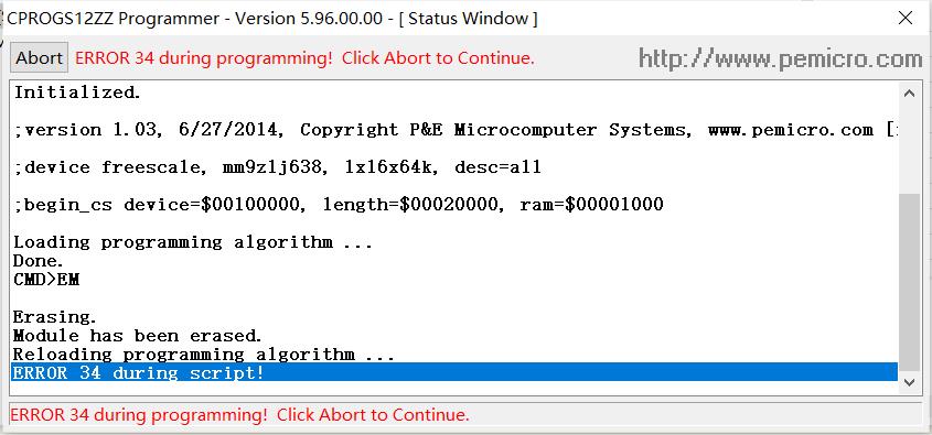 The MM9Z1J638BM2EP cannot download programs and debug - NXP Community