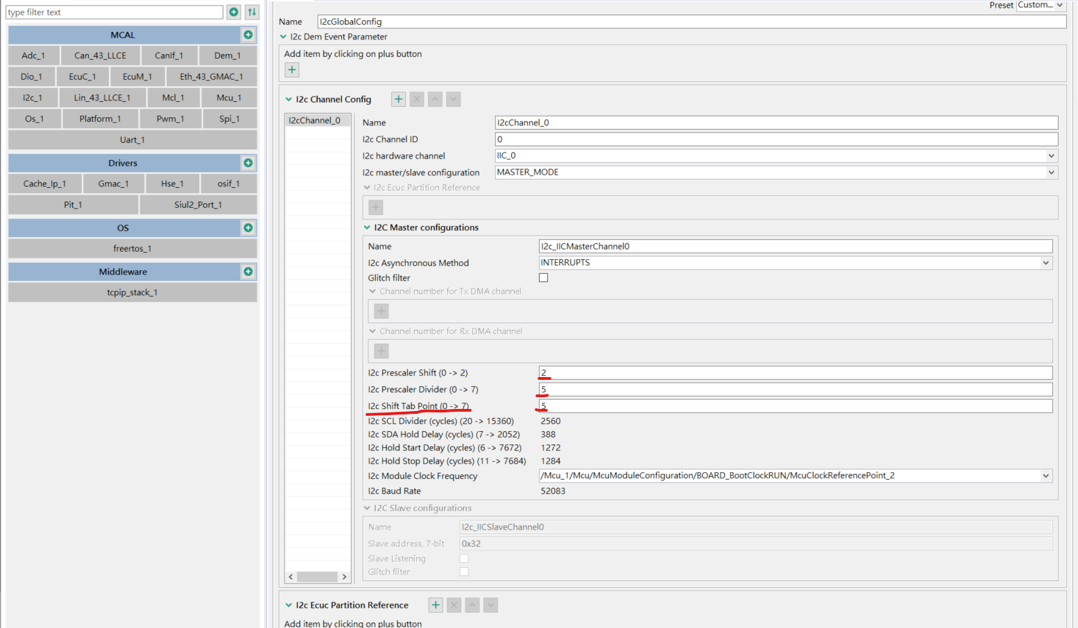 S32G2 I2C How can I adjust the baud rate? NXP Community