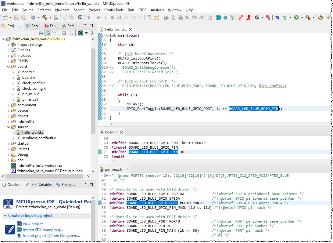 Solved: MKE04Z8VFK4 Pin configuration in MCUXpresso - NXP Community