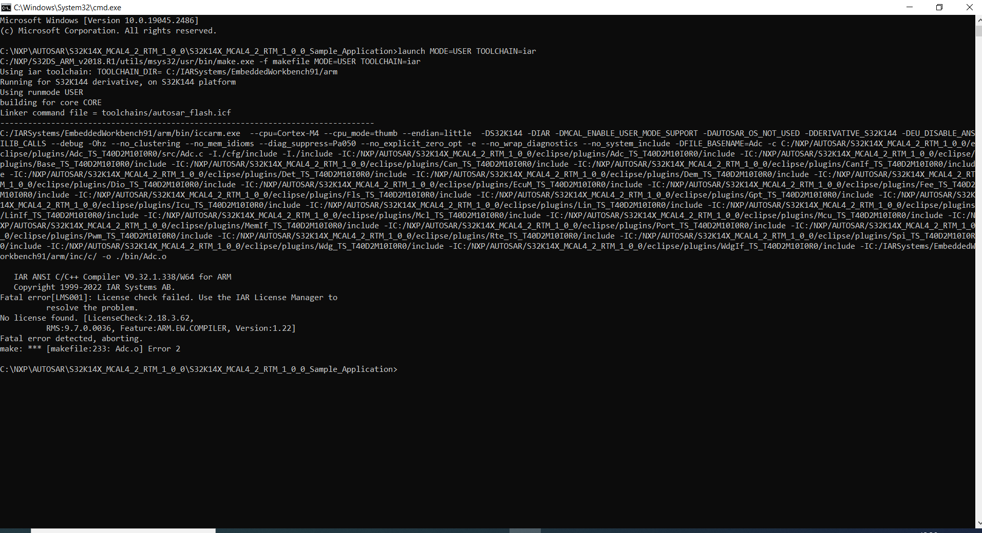 How to Solve Compile Error MCAL in the S32K144EVB with EB tresos - NXP ...