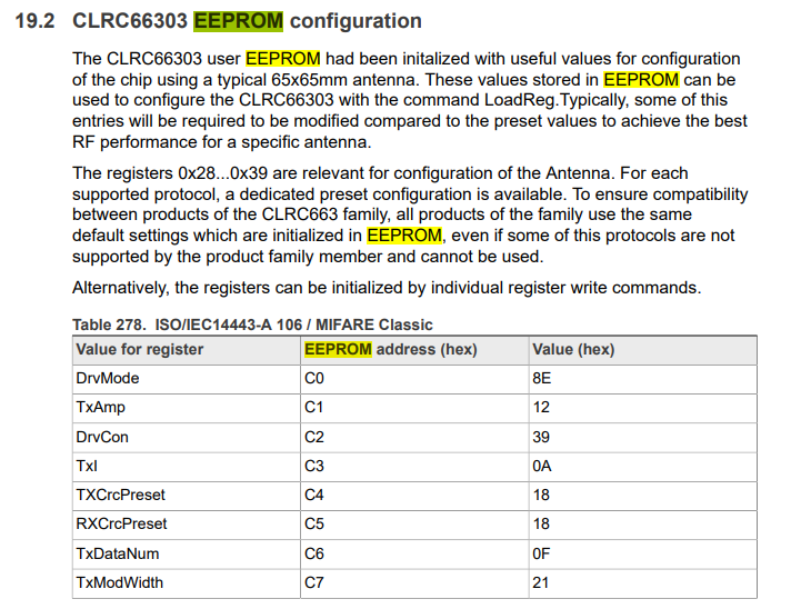 CRLC663 EEPROM initialize soultion NXP Community