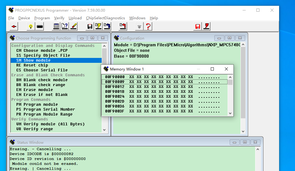 S32DS failed to download program into MPC5748G due to misoperation ...