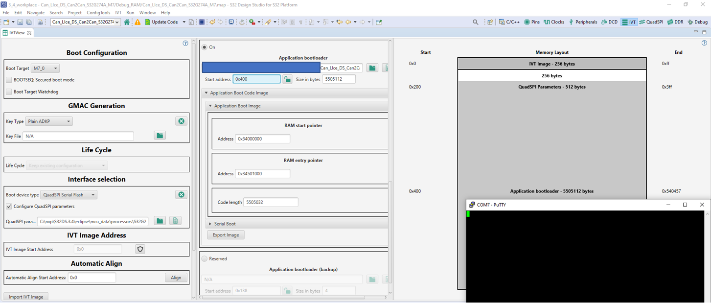 Unable to Boot M7 on Gold VIP RDB2(S32g274A) - NXP Community