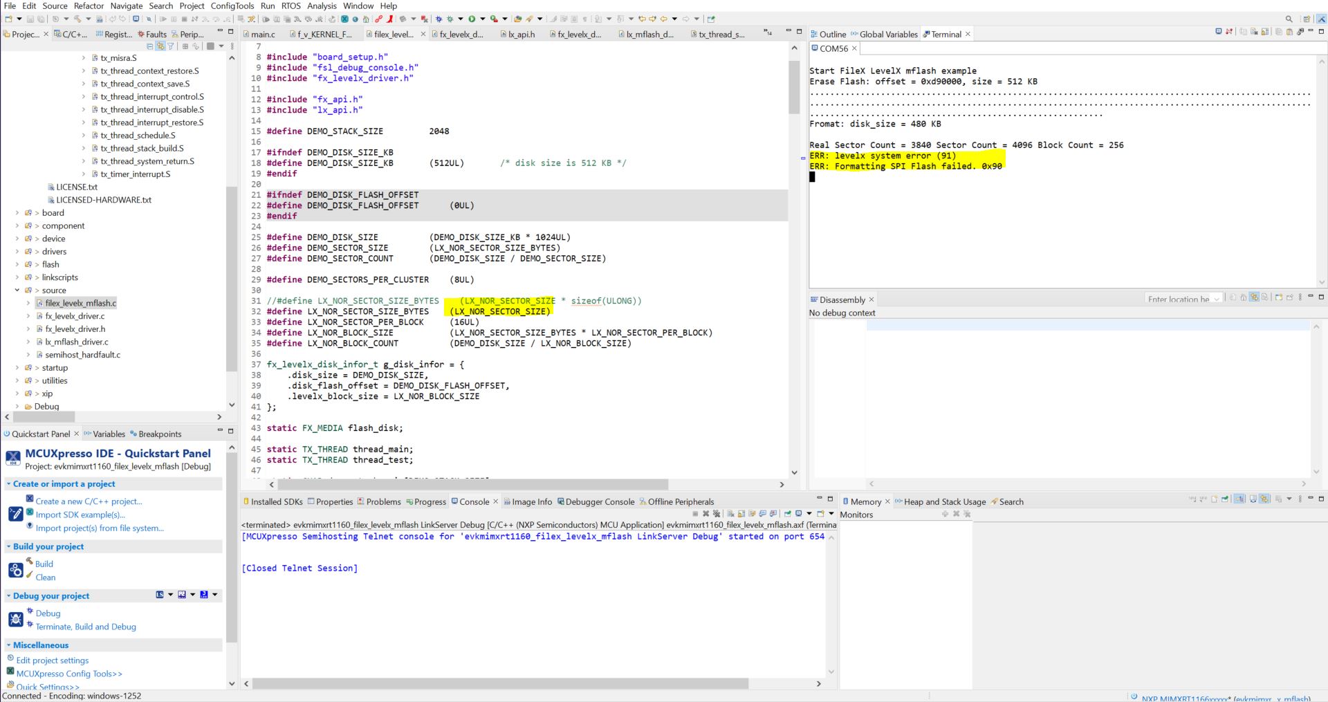 Sector size to be created less than 512 bytes - NXP Community