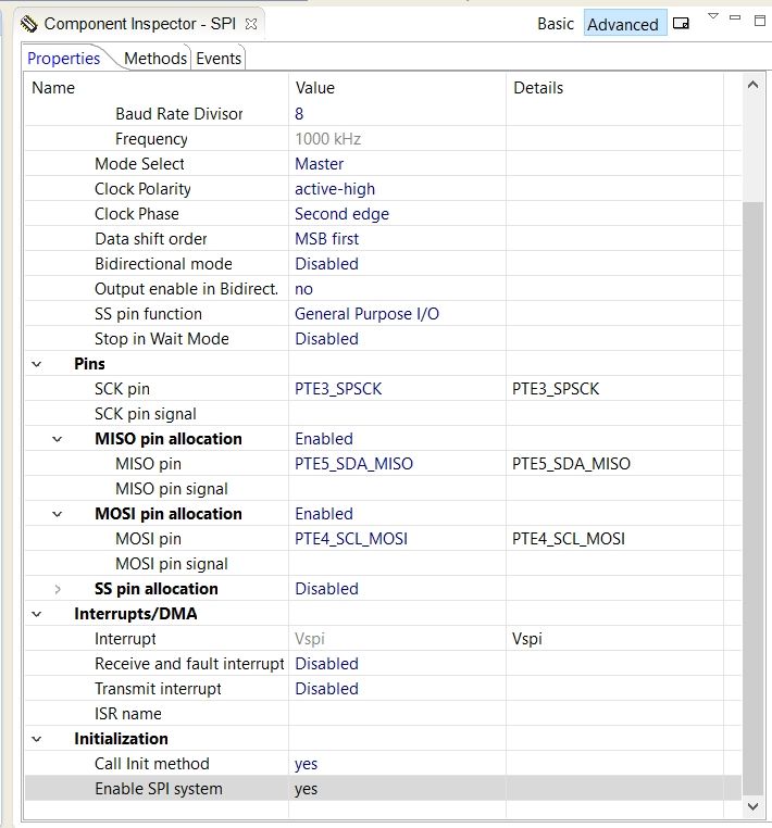 Processor Expert initialization