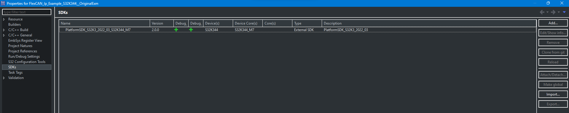Re: S32K344 S32DS Peripheral tool -- Problems - NXP Community