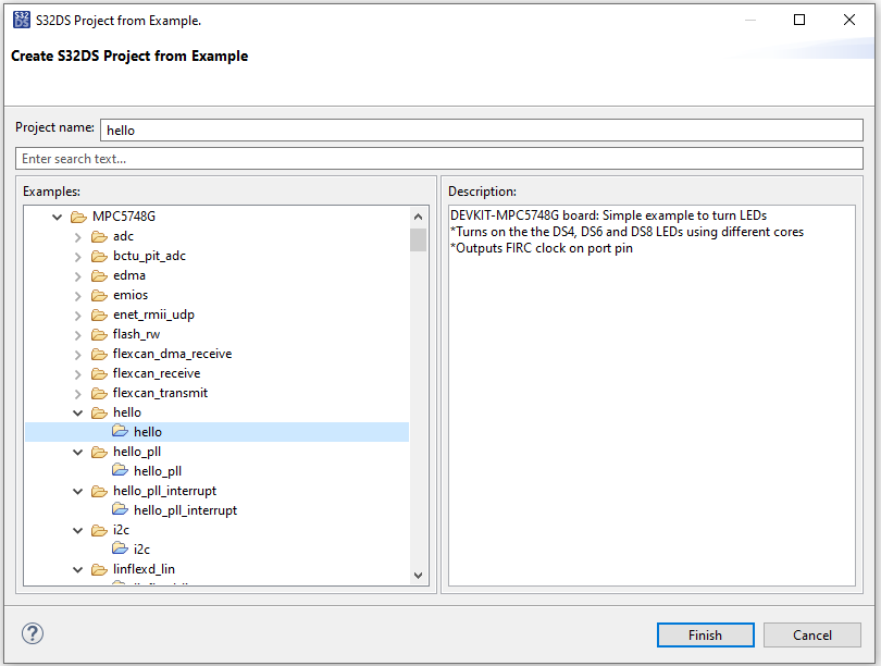 MPC5748G-LCEVB How to debug_flash based on SDK sample codes. - NXP ...