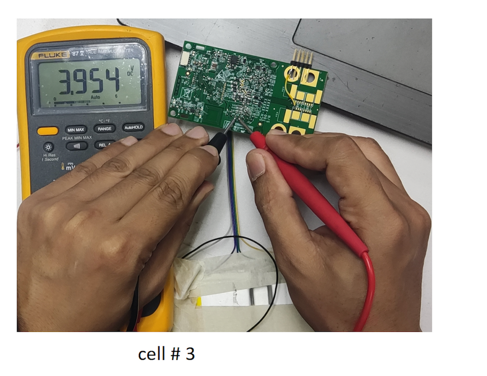 cell 3 reading is 3.6V and bms display also shows 3.6V
