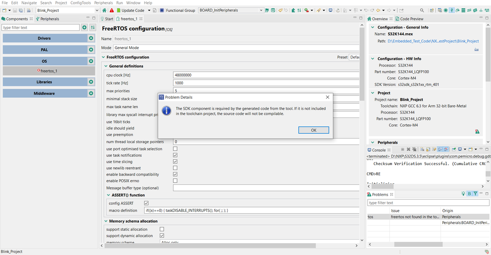 Solved: S32DS v3.4 + SDK RTM 4.0.2: example project not ge - NXP  Community